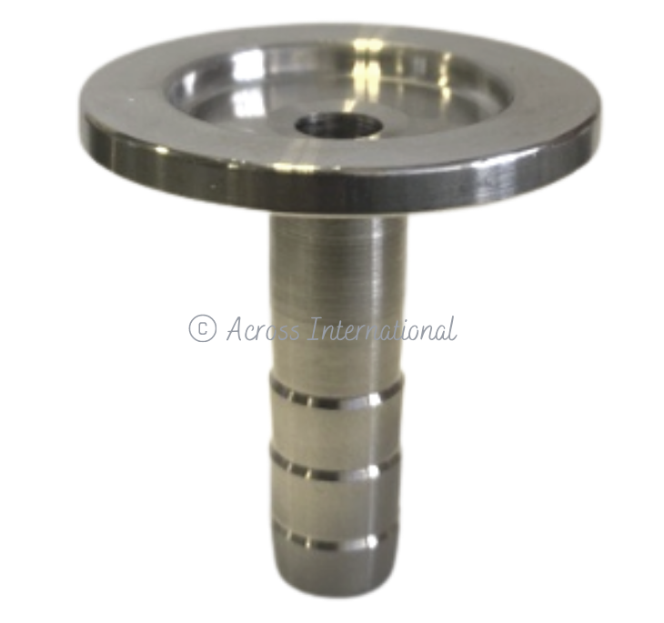 KF-25 adaptive Tee end to end with NW-25 Flange and middle 1/8” FNPT port 