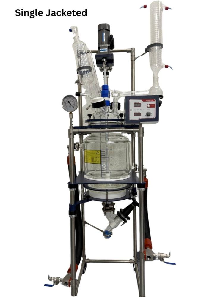 20L Single / Dual Jacketed Glass Reactor System - AI 20L Single / Dual Jacketed Glass Reactor System - AI