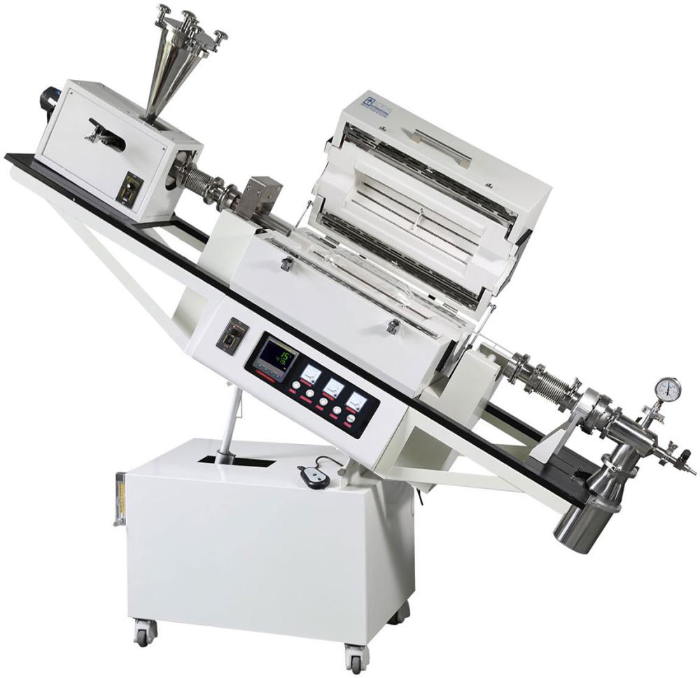 1200C 1-3 Zone Rotary & Tilting Top-Open Tube Furnace with Custom