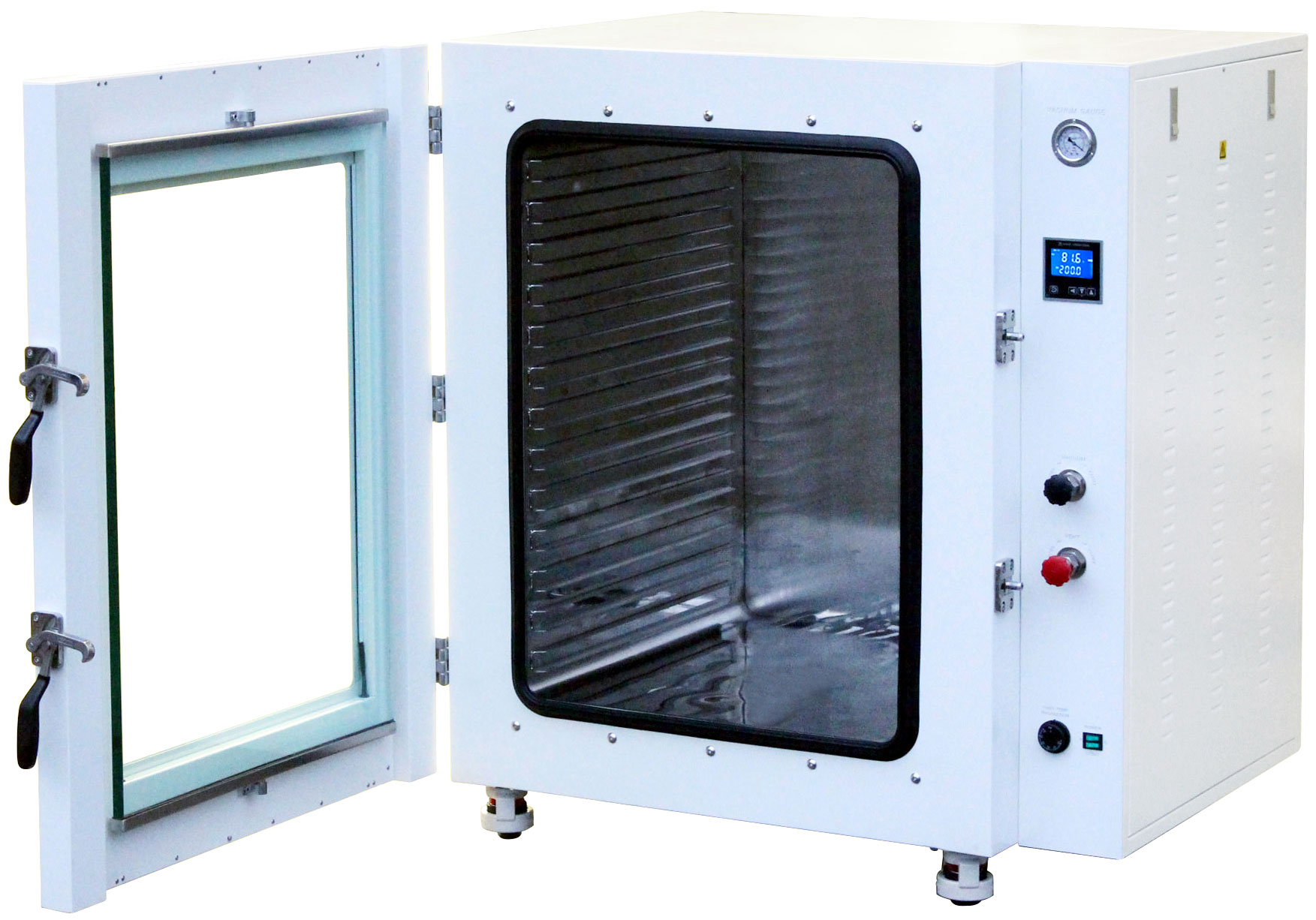 LCD Display and LEDs Best Value Vacs 3.2CF Vacuum and Degassing Oven 4 Individually Heated Shelves 