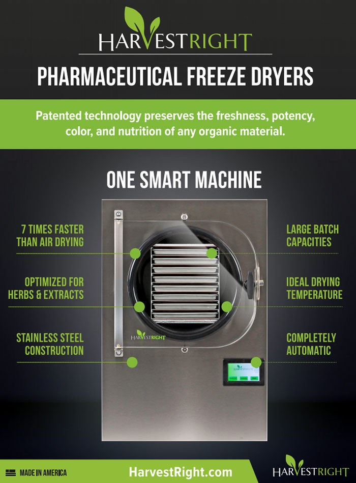 Harvest Right Freeze Dryer - medium -Pharmaceutical