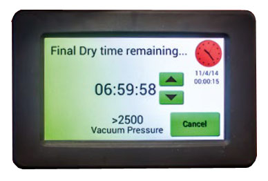 Harvest Right Small Pharmaceutical Freeze Dryer's - dashboard