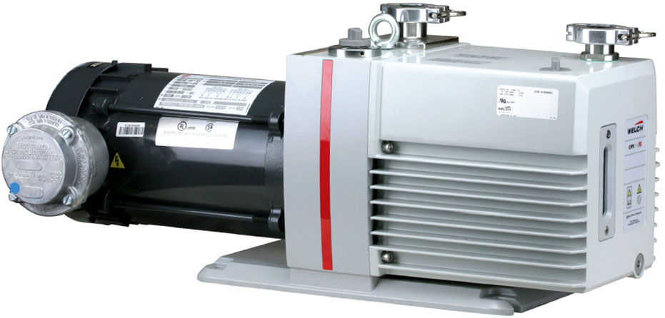 Welch 12.8 CFM Explosion Proof Rotary Vane Vacuum Pump