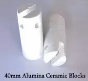 Alumina Foam Block: 62 mm Diameter (one pair) for MTI's 70mm Dia Tube  Furnace - EQ-F-T-block-62