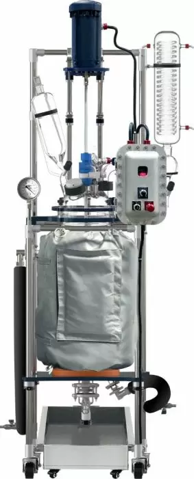 素晴らしい価格 50L Controller Motor, Explosion-Proof w/ Reactor Glass Jacketed 寝袋/寝具
