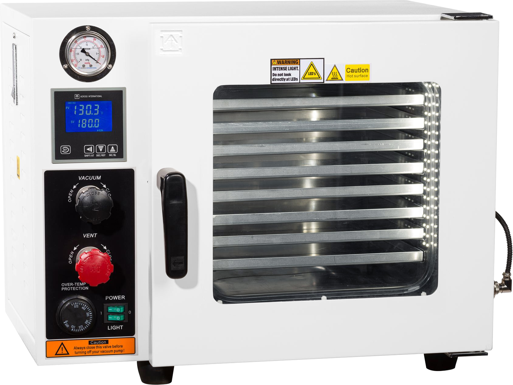 AccuTemp 0.9 cubic feet 250°C Vacuum Oven with 5 Sided Heat
