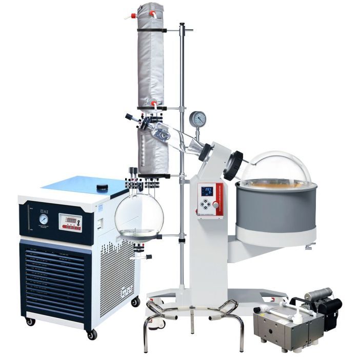 SolventVap 20 liter Rotary Evaporator with Chiller and Pump 220V