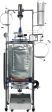 100 liter Single Jacketed Glass Reactor System with Filter