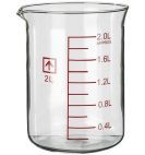 Ai 2L Heavy Wall Glass Beaker for 7" Heated Plates