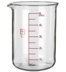 Ai 5L Heavy Wall Glass Beaker for 9" Heated Plates