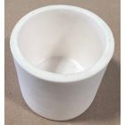 High Temperature Alumina Crucible Sample Holder Cylindrical Crucible with Lid Option 60x60