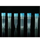 Sample Vials, External Thread, Hinged Cap with Sealing Ring