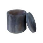 Natural Brazilian Agate Grinding Jar with Lid