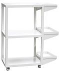 3 Shelf Steel Mobile Cart for Across International's 0.9 and 1.9 cubic feet Vacuum Ovens