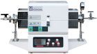 1200C 1-Zone 50mm OD Top-Open Tube Furnace with Quartz Tube
