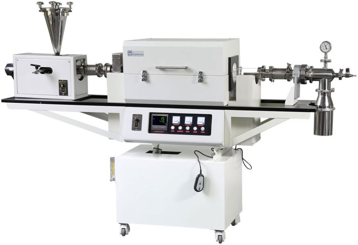 1200C 1-3 Zone Rotary & Tilting Top-Open Tube Furnace with Custom