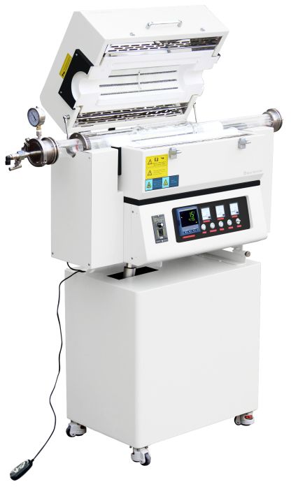 1200C 1-3 Zone Rotary & Tilting Top-Open Tube Furnace