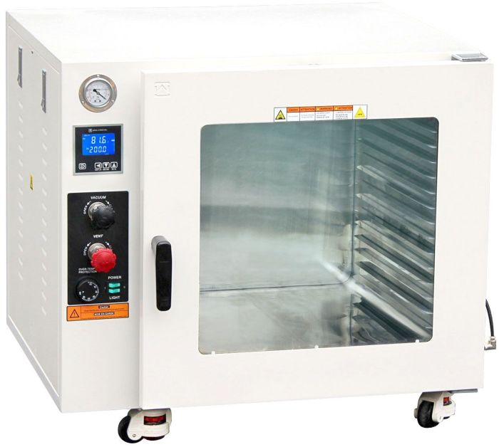 316L SST Grade Chamber 250C UL 14 Shelf Max 5 Cu Ft 5 Sided Heating Vacuum Oven