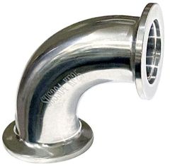 Ai One-Piece KF25 90° Flange Elbow for Secure Vacuum Connection