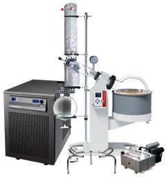 SolventVap 20 liter Rotary Evaporator with -10°C Chiller and Pump 220V