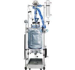 50 liter Single or Dual Jacketed Filter Glass Reactor System from Across International