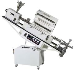1200C Rotary & Tilting 1-3 Zone Tube Furnace with Custom Feeding System (Call for Quote) 