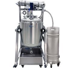 Across International Dual-Jacketed 300 liter Stainless Steel Reactor - ETL Certified