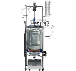 100 liter Single Jacketed Glass Reactor System with Filter