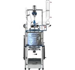 20 liter Single or Dual Jacketed Filter Glass Reactor System from Across International