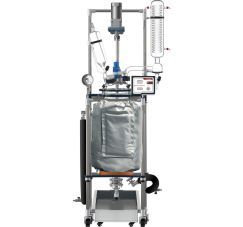 50 liter Single or Dual Jacketed Filter Glass Reactor System from Across International