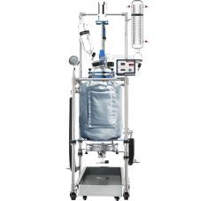 50L Single or Dual Jacketed Glass Reactor System with Filter