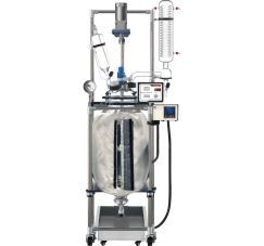 50 liter non-jacketed glass reactor with 200 centigrade heating jacket