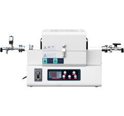 1200C 1-Zone 25mm OD Compact Rotary Top-Open Tube Furnace