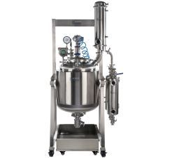 Across International Dual-Jacketed 100 liter 316L-Grade Stainless Steel Reactor