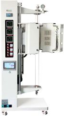 Bridgman Crystal Growth Tube Furnace 1200C 60-100mm OD 3-Zone with Kanthal Heating Elements & Swing-Open Chamber