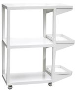 3 Shelf Steel Mobile Cart for Across International's 0.9 and 1.9 cubic feet Vacuum Ovens