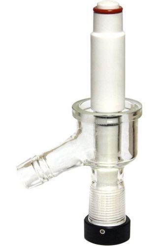 1" Drain Port with PTFE On/Off Valve for Ai Glass Reactors