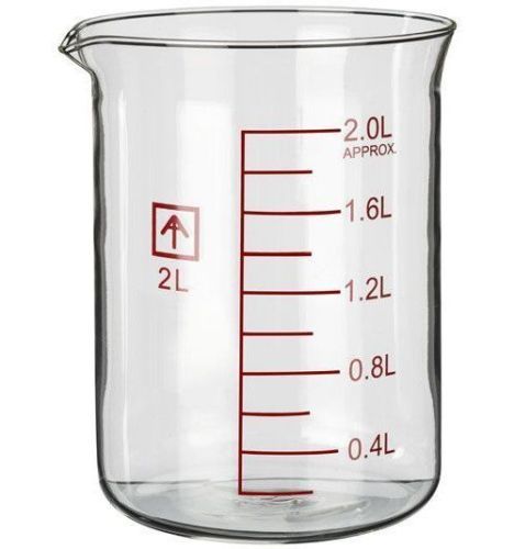 Ai 2L Heavy Wall Glass Beaker for 7" Heated Plates