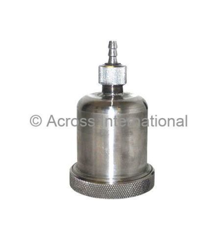 80ml Stainless Steel Vacuum Grinding Jar w/ Lid (Item# MVSS.80)