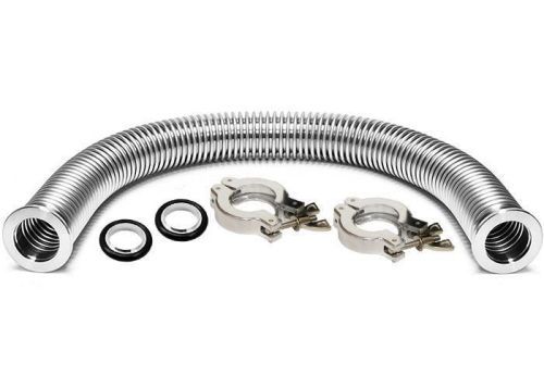 Ai KF25 1M Flexible SST Bellow with Clamps & Centering Rings