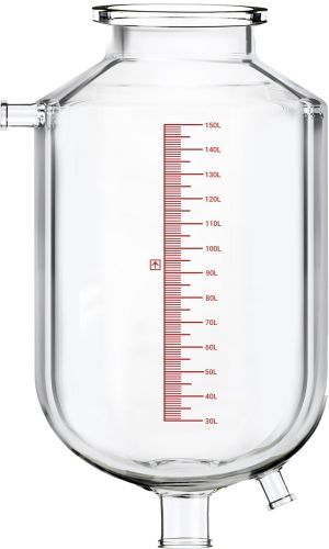Single-Jacketed 150L Reactor Vessel for Ai R150 Glass Reactors