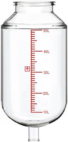 Non-Jacketed 50L Reactor Vessel for Ai R50 Glass Reactors