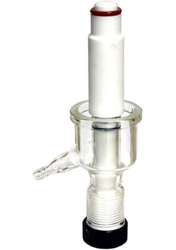 3/8" Drain Port with PTFE On/Off Valve for Ai Glass Reactors