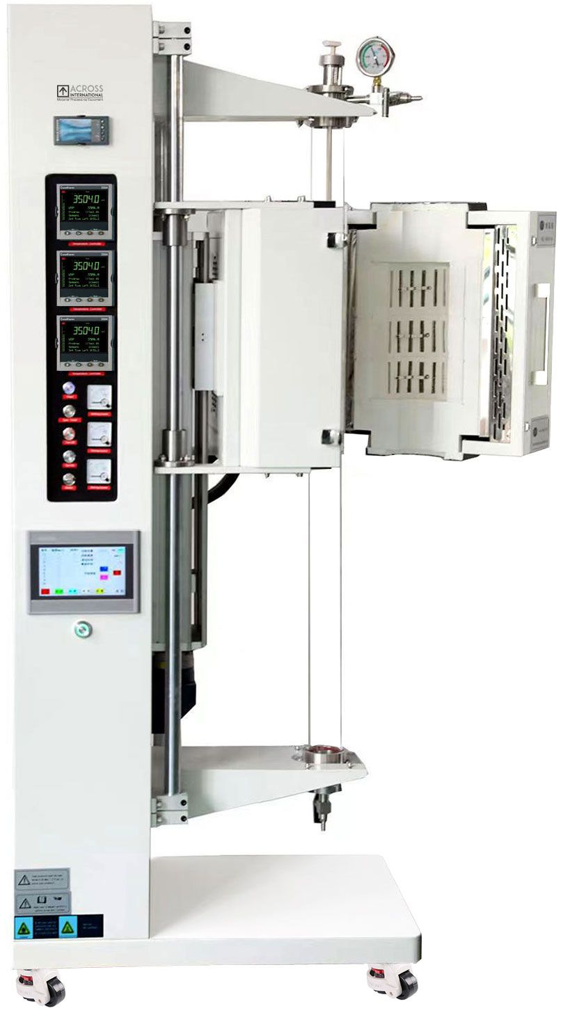 Bridgman Crystal Growth Tube Furnace 1200C 3 Zone | Across