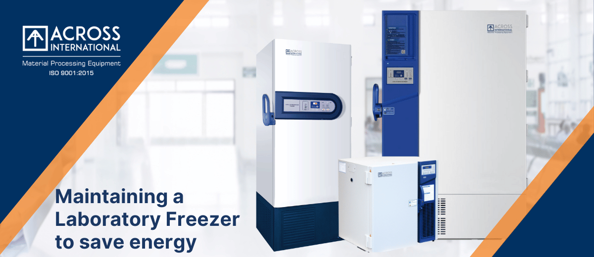 Maintaining a laboratory freezer to save energy